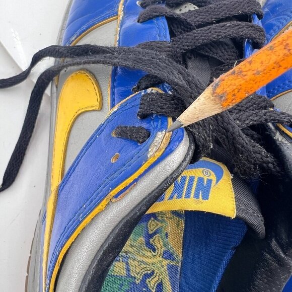 Nike Dunk Low Supreme Ronaldo R9 Mercurial Men Size 9 318643-071 Blue Shoes - Picture 14 of 16